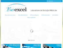 Tablet Screenshot of bioexcel.fr